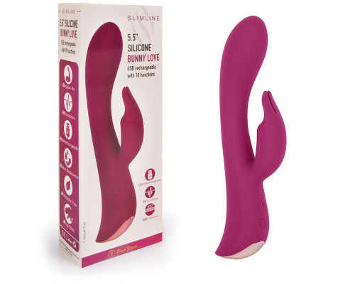 Заказать Бордовый вибромассажер-кролик 5 Silicone Bunny Love - 19,1 см. Заказать Бордовый вибромассажер-кролик 5 Silicone Bunny Love - 19,1 см.