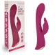 Заказать Бордовый вибромассажер-кролик 5 Silicone Bunny Love - 19,1 см.
