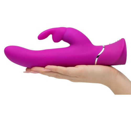 Лиловый вибратор Curve Thrusting Rechargeable Rabbit Vibrator - 24,1 см. Лиловый вибратор Curve Thrusting Rechargeable Rabbit Vibrator - 24,1 см.