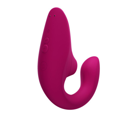 Малиновый вибромассажер для двойной стимуляции Womanizer Blend Малиновый вибромассажер для двойной стимуляции Womanizer Blend