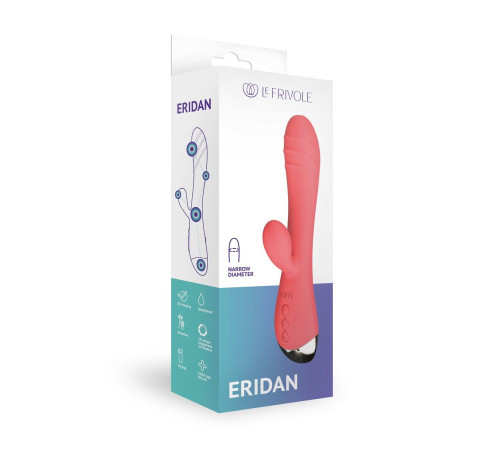 Коралловый вибратор-кролик Eridan - 21 см. Коралловый вибратор-кролик Eridan - 21 см.
