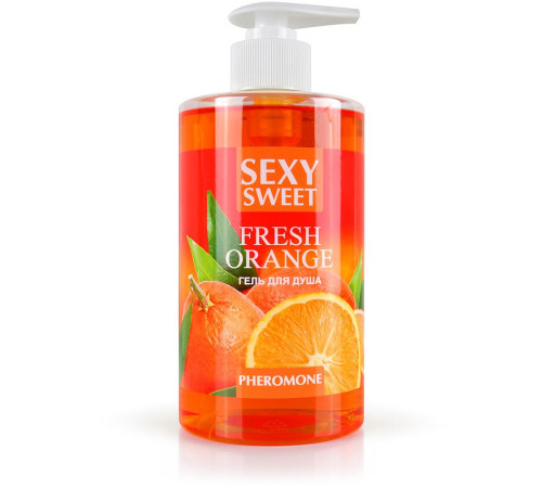 Гель для душа Sexy Sweet Fresh Orange с ароматом апельсина и феромонами - 430 мл. Гель для душа Sexy Sweet Fresh Orange с ароматом апельсина и феромонами - 430 мл.