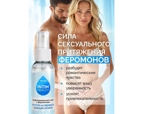 Заказать Парфюмированный спрей Intim Health для нижнего белья и тела - 95 мл.