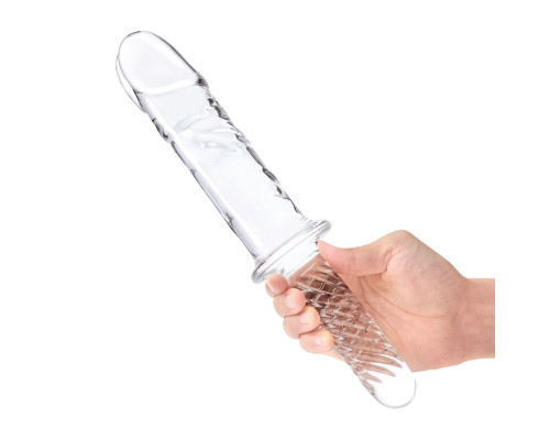 Заказать Стеклянный фаллоимитатор с рукоятью 11’’ Girthy Cock Double Ended With Handle - 28 см. Заказать Стеклянный фаллоимитатор с рукоятью 11’’ Girthy Cock Double Ended With Handle - 28 см.