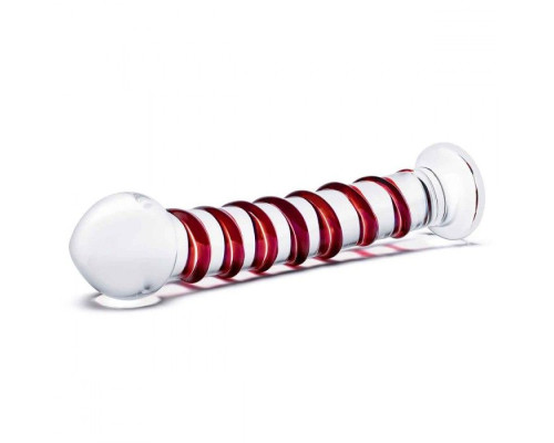 Заказать Прозрачный стимулятор с красной спиралью 10 Mr. Swirly Dildo - 25,4 см. Заказать Прозрачный стимулятор с красной спиралью 10 Mr. Swirly Dildo - 25,4 см.