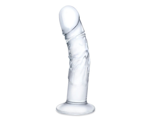Заказать Стеклянный фаллоимитатор из стекла 7’’ Curved Realistic Glass Dildo With Veins - 15,9 см. Заказать Стеклянный фаллоимитатор из стекла 7’’ Curved Realistic Glass Dildo With Veins - 15,9 см.