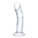Заказать Стеклянный фаллоимитатор из стекла 7’’ Curved Realistic Glass Dildo With Veins - 15,9 см.