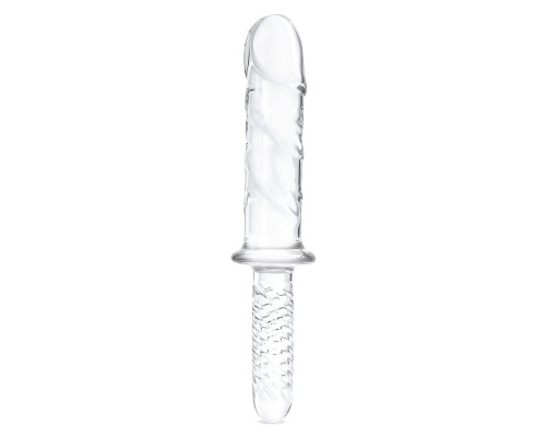 Заказать Стеклянный фаллоимитатор с рукоятью 11’’ Girthy Cock Double Ended With Handle - 28 см. Заказать Стеклянный фаллоимитатор с рукоятью 11’’ Girthy Cock Double Ended With Handle - 28 см.