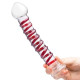 Заказать Прозрачный стимулятор с красной спиралью 10 Mr. Swirly Dildo - 25,4 см.