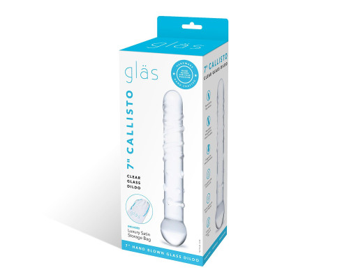 Заказать Стеклянная прозрачная палочка-фаллос Callisto Clear Glass Dildo - 18 см. Заказать Стеклянная прозрачная палочка-фаллос Callisto Clear Glass Dildo - 18 см.