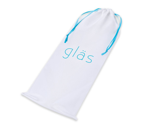 Прозрачный стеклянный фаллоимитатор 6’’ Glass Dildo With Veins   Flat Base - 15,2 см.