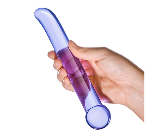 Гладкий стеклянный стимулятор G-Spot Tickler - 17 см. Гладкий стеклянный стимулятор G-Spot Tickler - 17 см.