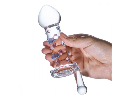 Заказать Небольшой стеклянный фаллос с ручкой Candy Land Juicer - 11,5 см. Заказать Небольшой стеклянный фаллос с ручкой Candy Land Juicer - 11,5 см.