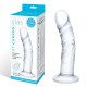 Заказать Стеклянный фаллоимитатор из стекла 7’’ Curved Realistic Glass Dildo With Veins - 15,9 см.