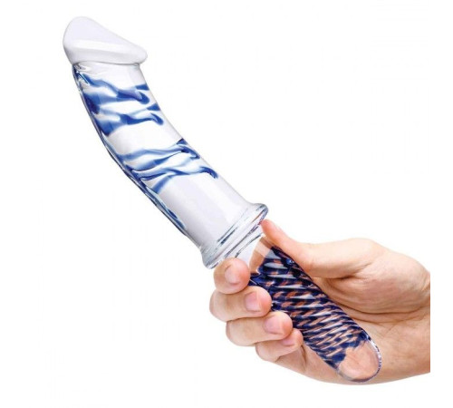 Прозрачно-синий двусторонний стимулятор 11 Realistic Double Ended Dildo - 28 см. Прозрачно-синий двусторонний стимулятор 11 Realistic Double Ended Dildo - 28 см.