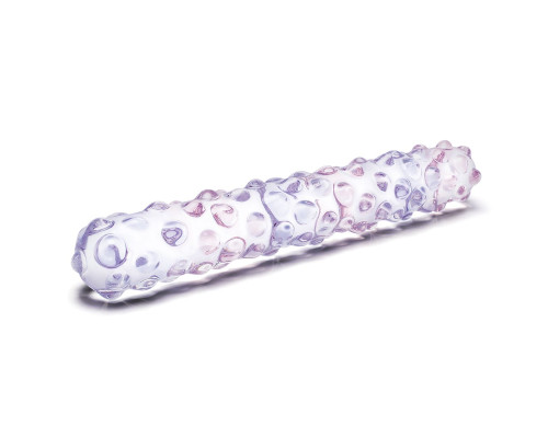 Заказать Фаллоимитатор с массажными точками Purple Rose - 23 см.