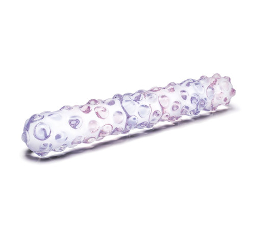 Фаллоимитатор с массажными точками Purple Rose - 23 см.