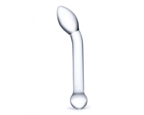 Заказать Прозрачный стеклянный фаллос для точки G Slimline G-Spot - 20 см. Заказать Прозрачный стеклянный фаллос для точки G Slimline G-Spot - 20 см.