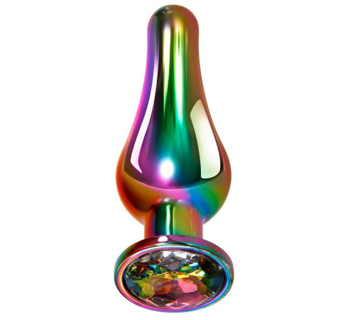Радужная металлическая пробка Rainbow Metal Plug Large - 12,9 см.