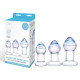 Заказать Набор из 3 стеклянных анальных пробок Pleasure Droplets Plug Set