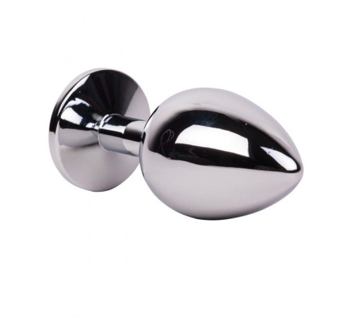 Большой стальной плаг с желтым кристаллом Sweet Lemon - 9,5 см.