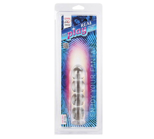 Анальная елочка из стекла Real Play - 15 см.