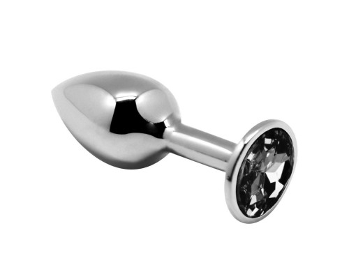 Заказать Серебристая анальная втулка с черным кристаллом Mini Metal Butt Plug Size S - 7 см. Заказать Серебристая анальная втулка с черным кристаллом Mini Metal Butt Plug Size S - 7 см.