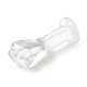 Заказать Стеклянный плаг в форме сжатой в кулак руки 5’’ Glass Fist Butt Plug - 13 см.