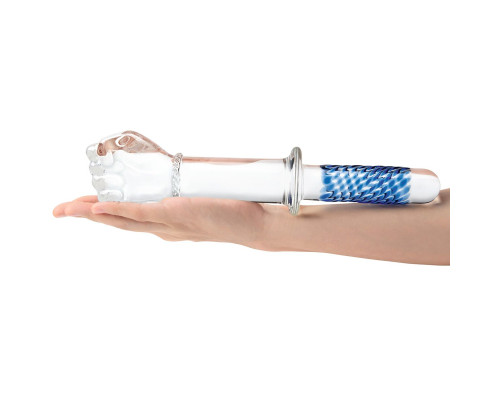 Заказать Стеклянный стимулятор в форме сжатой в кулак руки 11’’ Glass Fist Double Ended With Handle Grip - 28 см. Заказать Стеклянный стимулятор в форме сжатой в кулак руки 11’’ Glass Fist Double Ended With Handle Grip - 28 см.