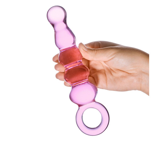 Розовый анальный жезл Quintessence Anal Slider - 19 см.