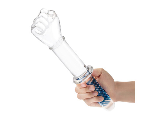 Заказать Стеклянный стимулятор в форме сжатой в кулак руки 11’’ Glass Fist Double Ended With Handle Grip - 28 см. Заказать Стеклянный стимулятор в форме сжатой в кулак руки 11’’ Glass Fist Double Ended With Handle Grip - 28 см.
