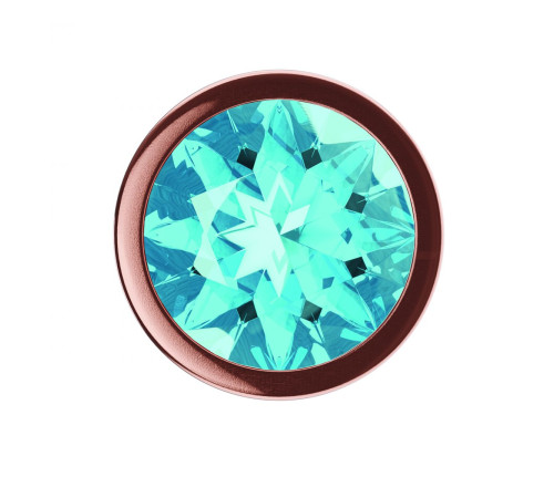 Пробка цвета розового золота с кристаллом Diamond Topaz Shine L - 8,3 см.