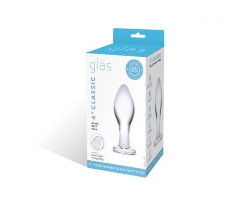 Заказать Прозрачная округлая анальная пробка Classic Glass Butt Plug - 10 см. Заказать Прозрачная округлая анальная пробка Classic Glass Butt Plug - 10 см.