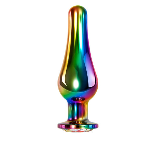 Радужная металлическая пробка Rainbow Metal Plug Large - 12,9 см.