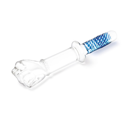 Стеклянный стимулятор в форме сжатой в кулак руки 11’’ Glass Fist Double Ended With Handle Grip - 28 см. Стеклянный стимулятор в форме сжатой в кулак руки 11’’ Glass Fist Double Ended With Handle Grip - 28 см.