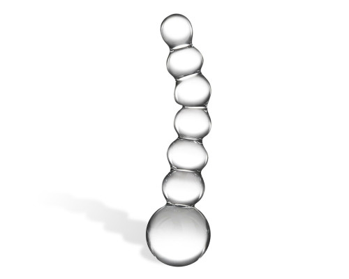 Заказать Изогнутный прозрачный стимулятор Beaded Dildo - 13 см. Заказать Изогнутный прозрачный стимулятор Beaded Dildo - 13 см.