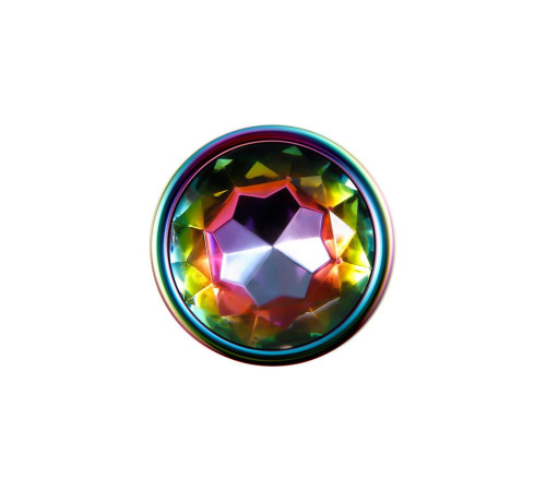 Радужная металлическая пробка Rainbow Metal Plug Large - 12,9 см.