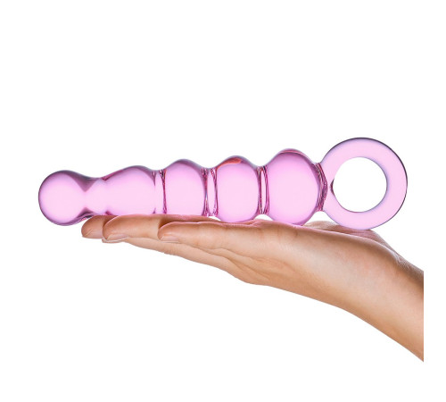 Розовый анальный жезл Quintessence Anal Slider - 19 см.