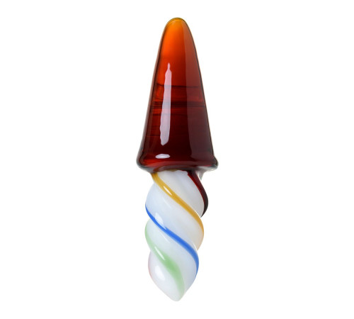 Коническая стеклянная анальная втулка Sexus Glass - 16 см. Коническая стеклянная анальная втулка Sexus Glass - 16 см.