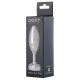 Заказать Серебристая анальная втулка Doxy Ribbed Butt Plug - 10,5 см.