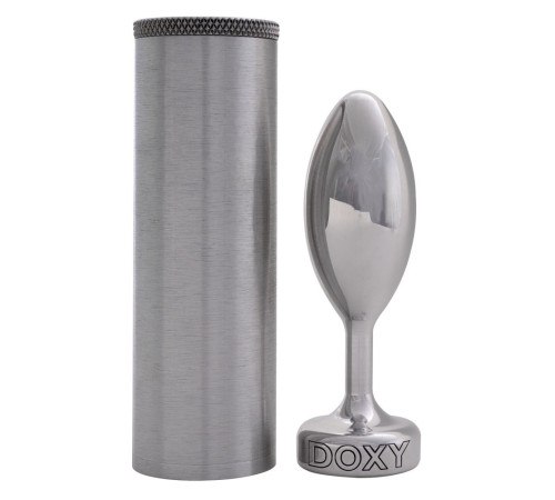 Серебристая анальная втулка Doxy Smooth Butt Plug - 10,5 см. Серебристая анальная втулка Doxy Smooth Butt Plug - 10,5 см.