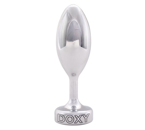 Серебристая анальная втулка Doxy Smooth Butt Plug - 10,5 см. Серебристая анальная втулка Doxy Smooth Butt Plug - 10,5 см.