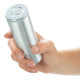 Заказать Серебристая анальная втулка Doxy Ribbed Butt Plug - 10,5 см.