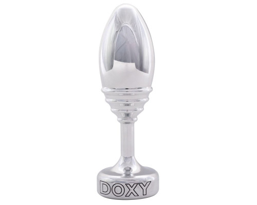 Заказать Серебристая анальная втулка Doxy Ribbed Butt Plug - 10,5 см. Заказать Серебристая анальная втулка Doxy Ribbed Butt Plug - 10,5 см.