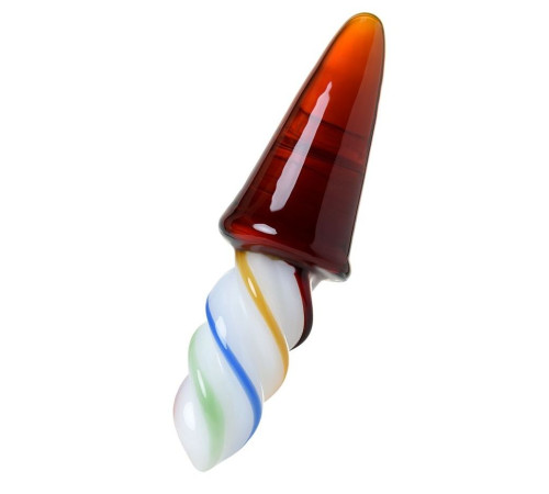 Коническая стеклянная анальная втулка Sexus Glass - 16 см. Коническая стеклянная анальная втулка Sexus Glass - 16 см.