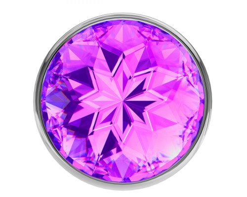 Заказать Серебристая анальная пробка Sparkle XL с фиолетовым кристаллом - 11 см. Заказать Серебристая анальная пробка Sparkle XL с фиолетовым кристаллом - 11 см.