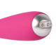 Заказать Ярко-розовый G-стимулятор IRIS Clitoral G-spot Vibrator - 18 см.