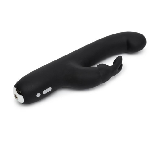 Чёрный вибратор Slimline G-Spot Rechargeable Rabbit Vibrator - 24,1 см. Чёрный вибратор Slimline G-Spot Rechargeable Rabbit Vibrator - 24,1 см.