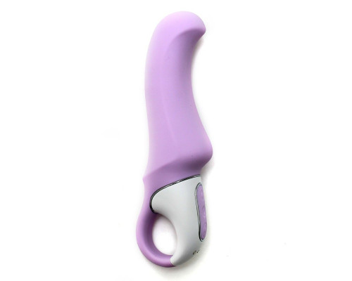 Заказать Сиреневый вибратор Satisfyer Charming Smile - 18,5 см.