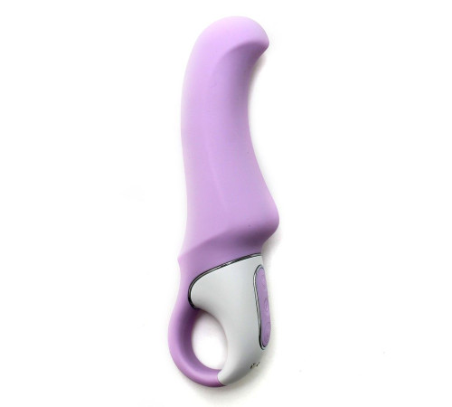 Сиреневый вибратор Satisfyer Charming Smile - 18,5 см.